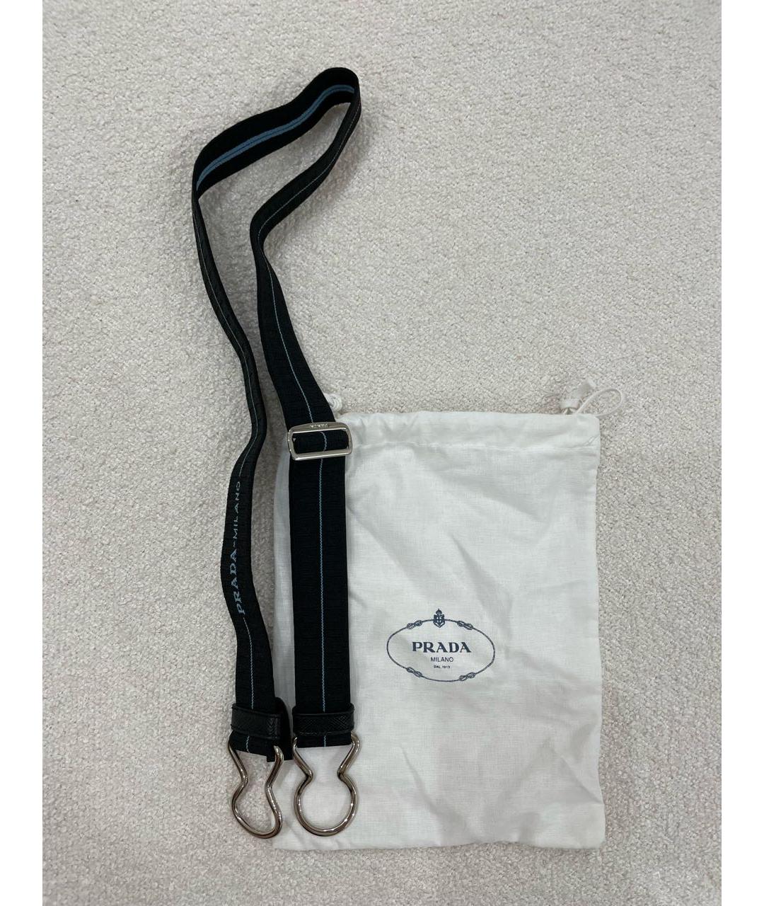 PRADA Черный полиамидовый пуховик, фото 5