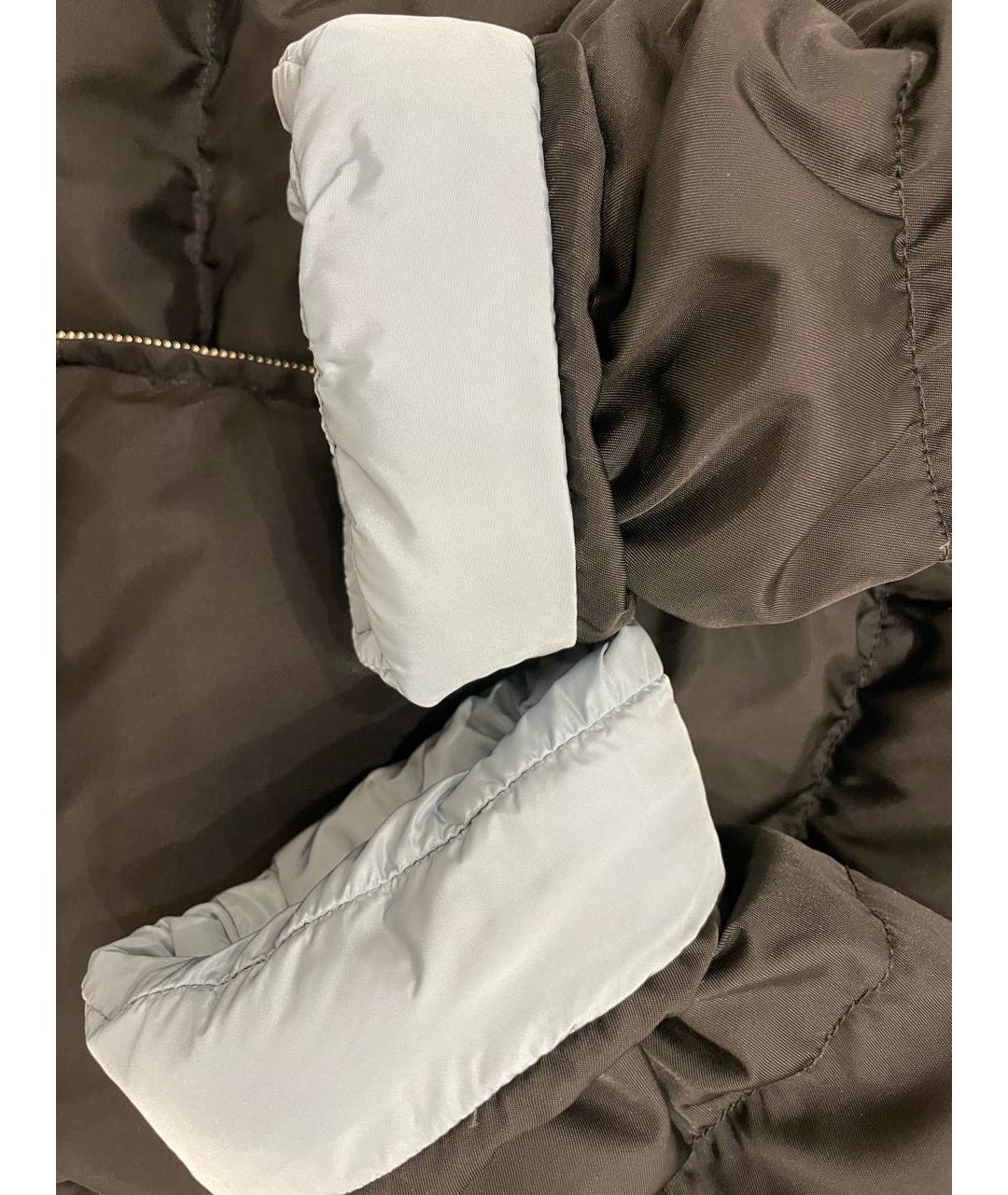 PRADA Черный полиамидовый пуховик, фото 6