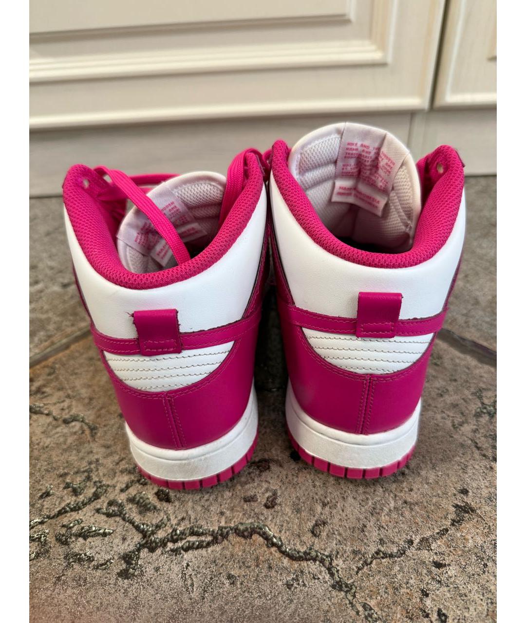 NIKE Фуксия кроссовки из искусственной кожи, фото 4