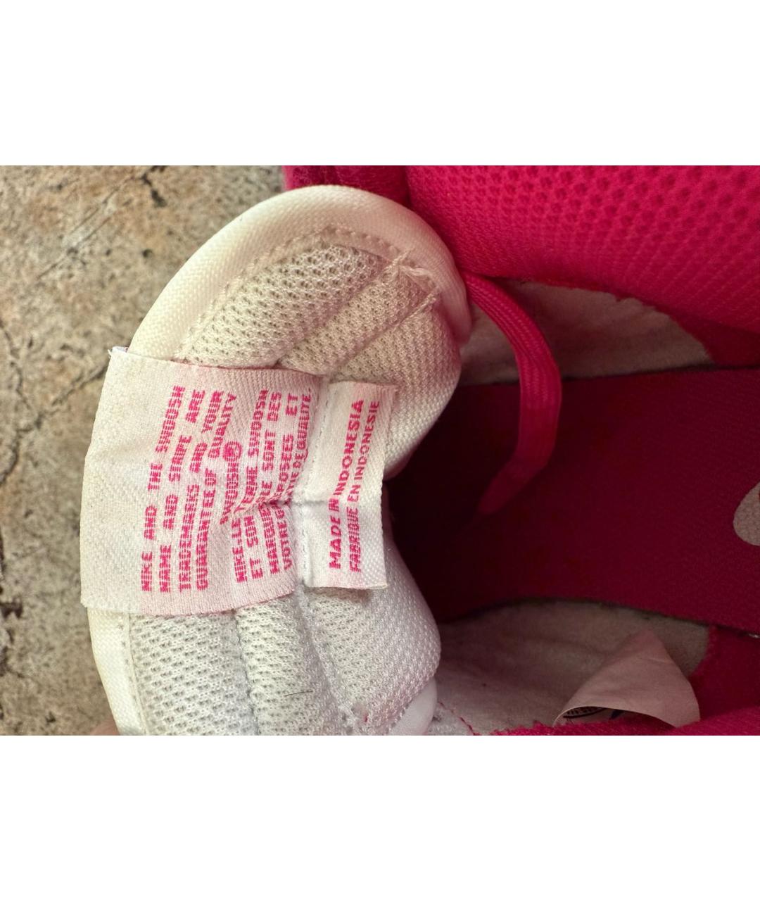 NIKE Фуксия кроссовки из искусственной кожи, фото 5