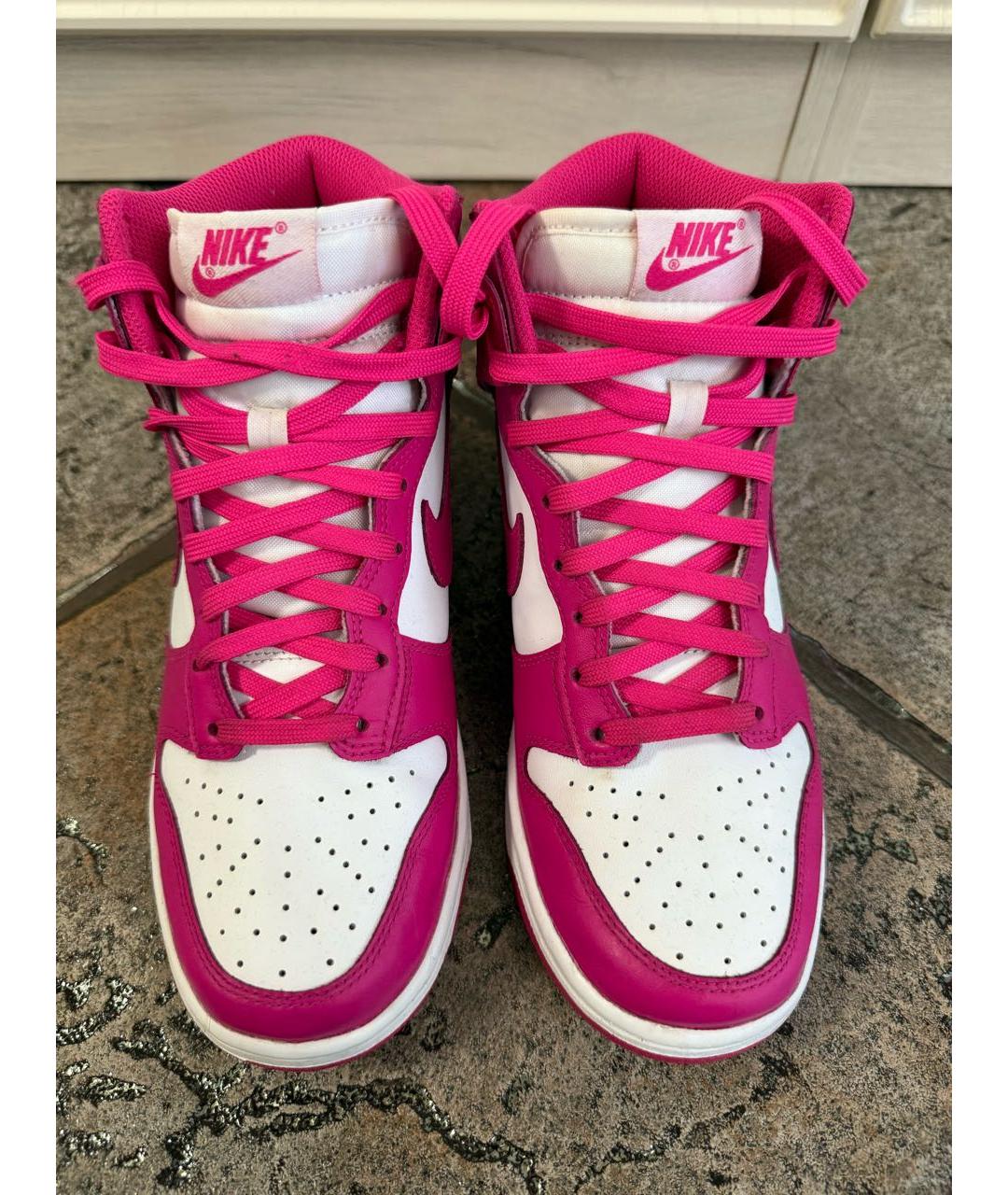 NIKE Фуксия кроссовки из искусственной кожи, фото 2