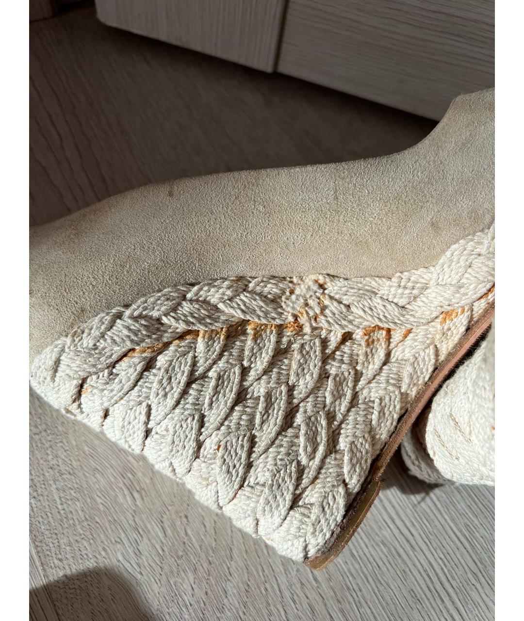 CHANEL Бежевые замшевые туфли, фото 2