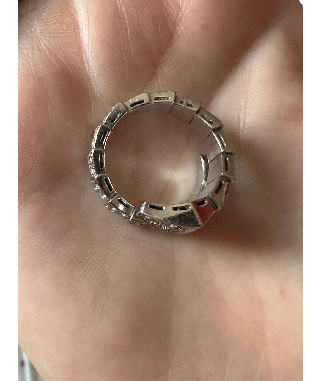 BVLGARI Белое кольцо из белого золота, фото 3