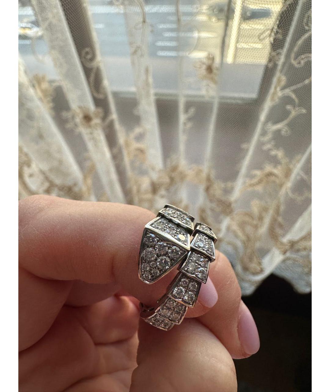 BVLGARI Белое кольцо из белого золота, фото 2