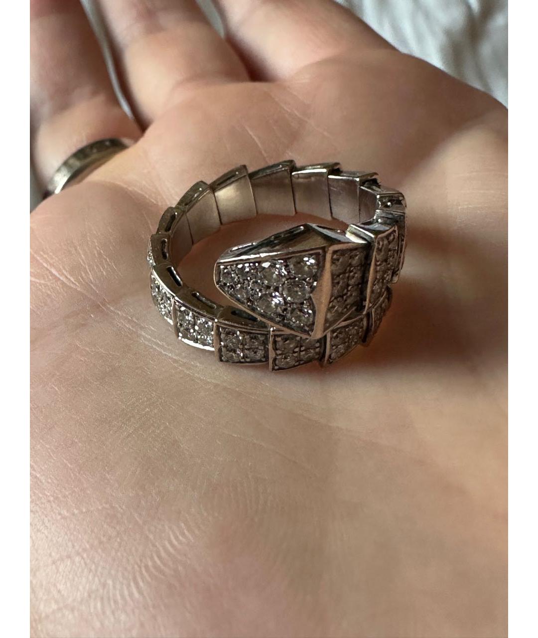 BVLGARI Белое кольцо из белого золота, фото 5