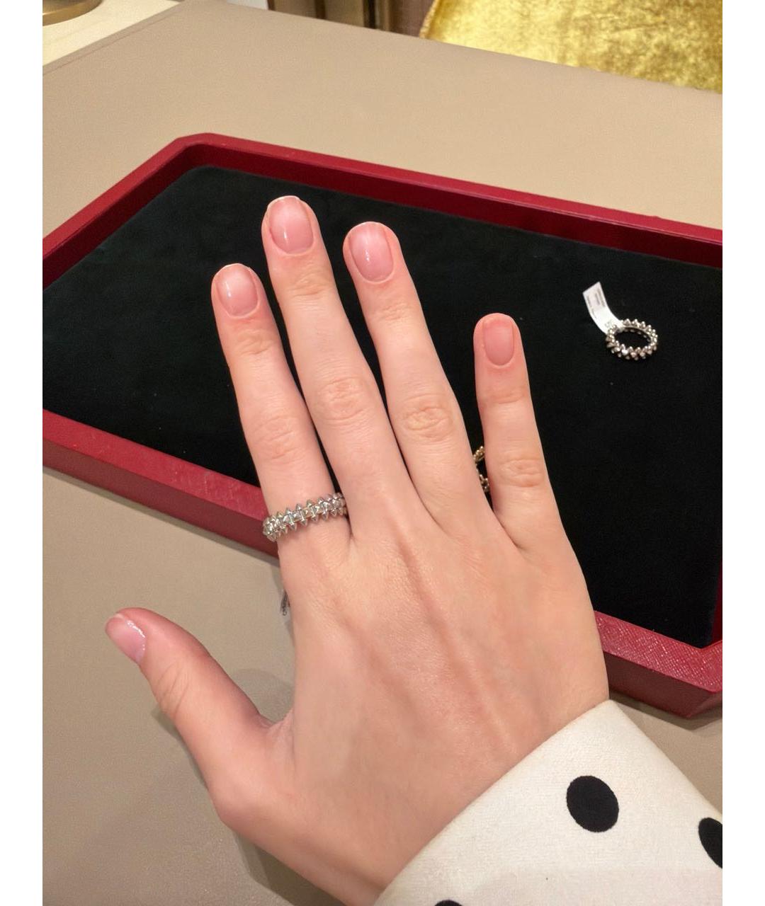 CARTIER Серебряное кольцо из белого золота, фото 2