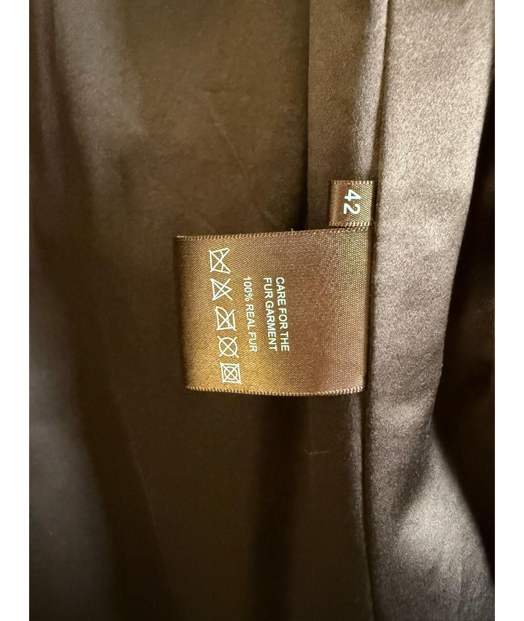 BRASCHI Коричневая меховая шуба, фото 6