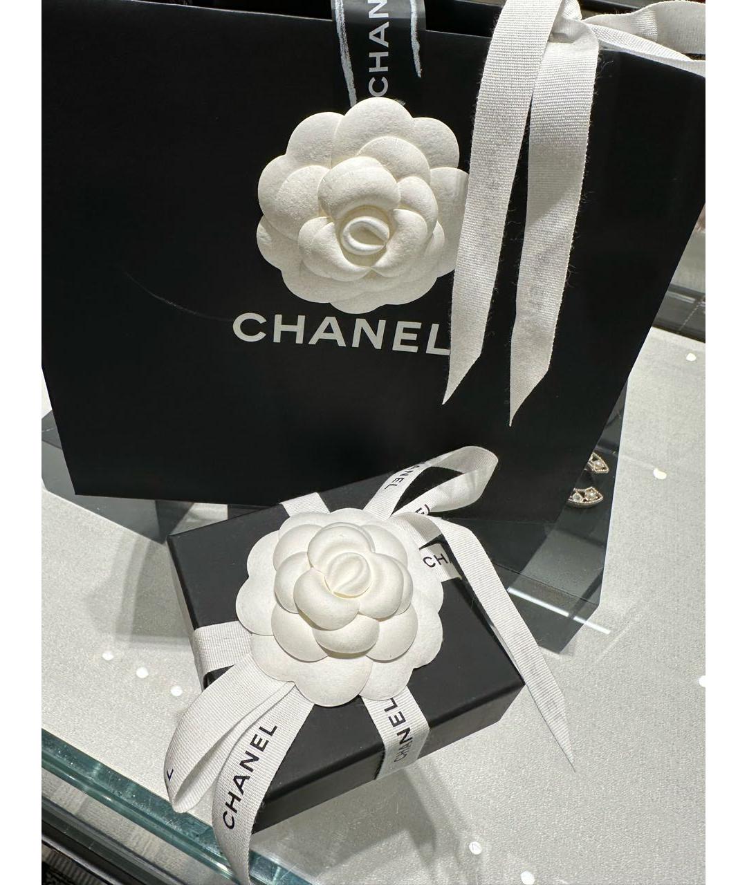 CHANEL Серебряные металлические серьги, фото 7