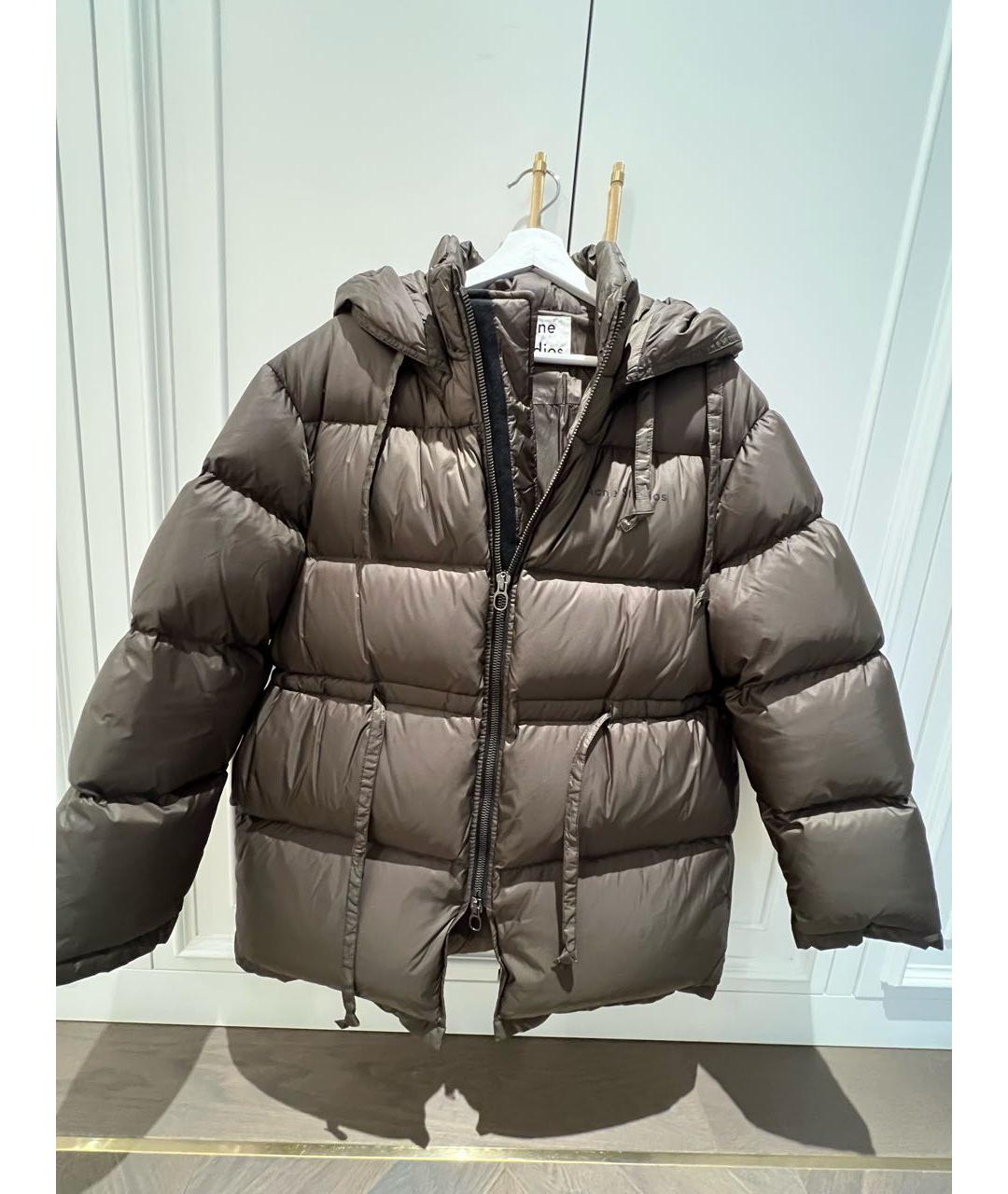 ACNE STUDIOS Хаки пуховик, фото 5