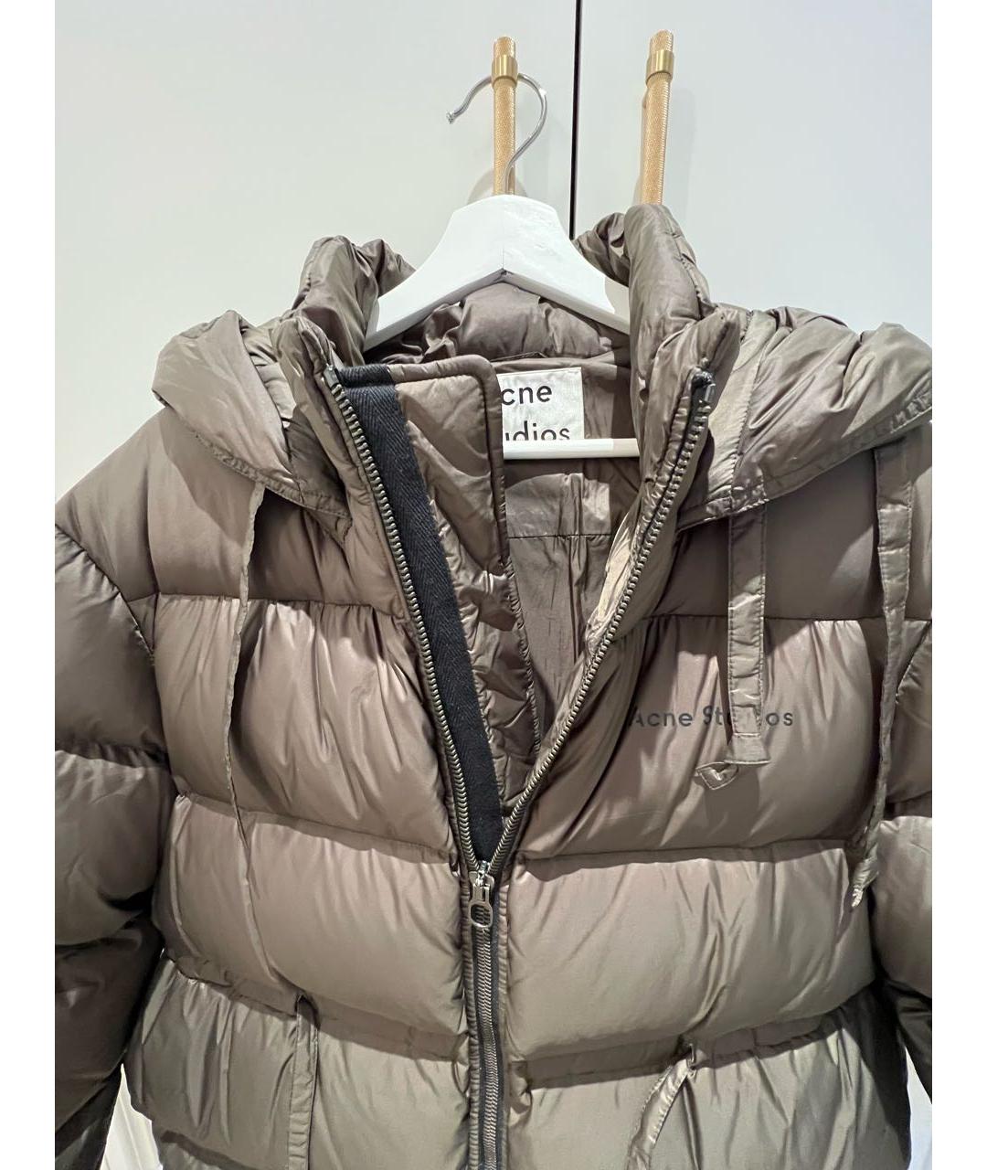 ACNE STUDIOS Хаки пуховик, фото 3
