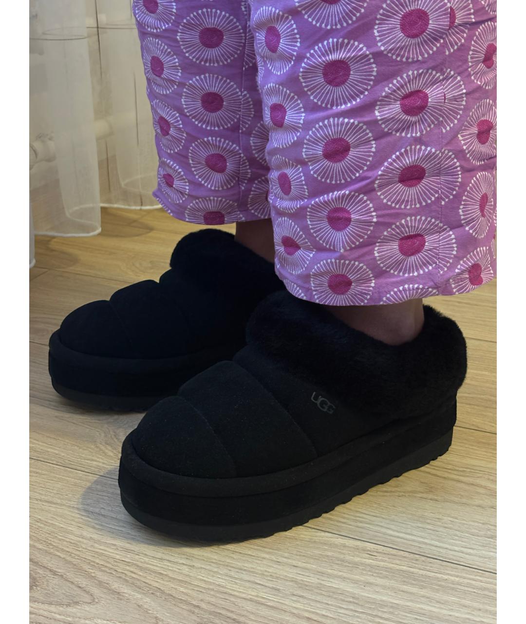 UGG AUSTRALIA Черные замшевые ботинки, фото 5