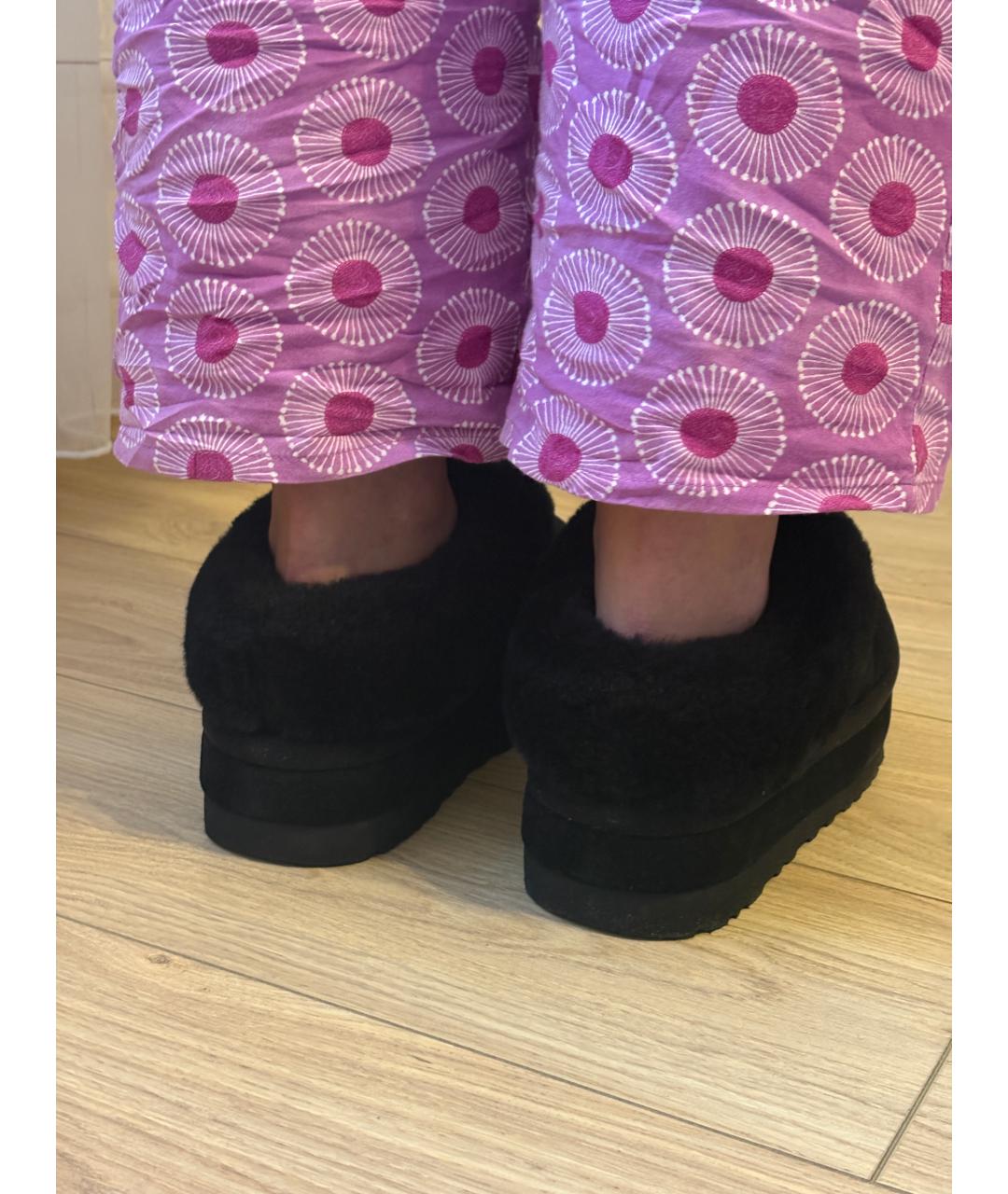 UGG AUSTRALIA Черные замшевые ботинки, фото 6