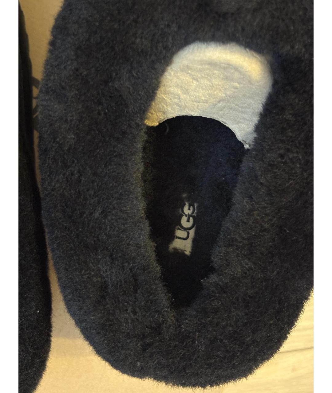 UGG AUSTRALIA Черные замшевые ботинки, фото 3