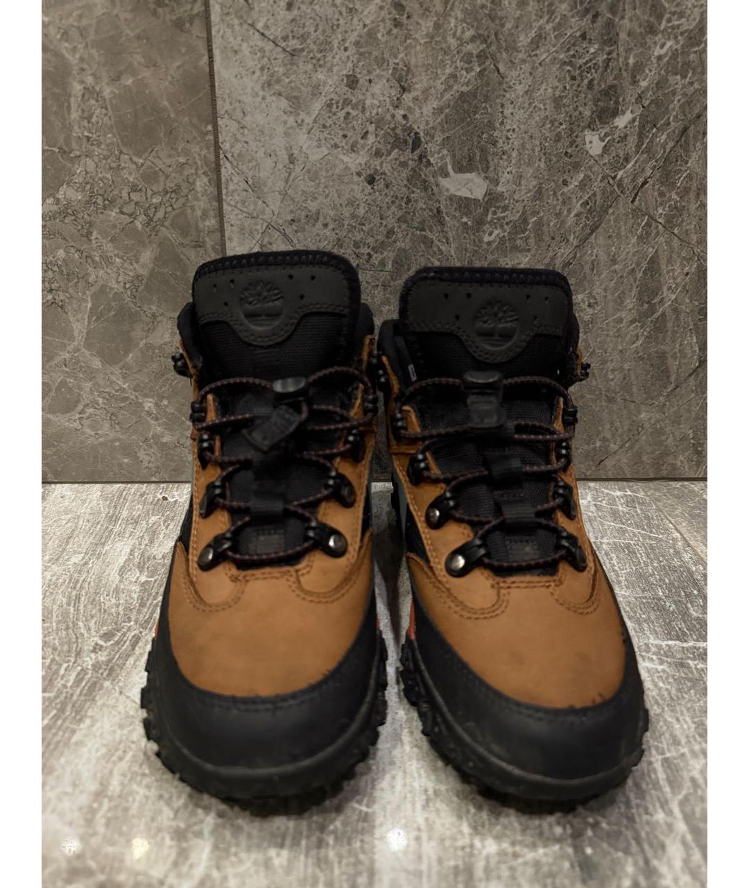 TIMBERLAND Коричневые нубуковые ботинки, фото 2