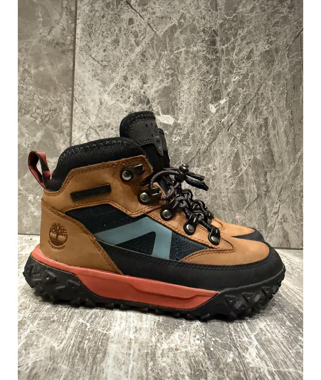 TIMBERLAND Коричневые нубуковые ботинки, фото 7