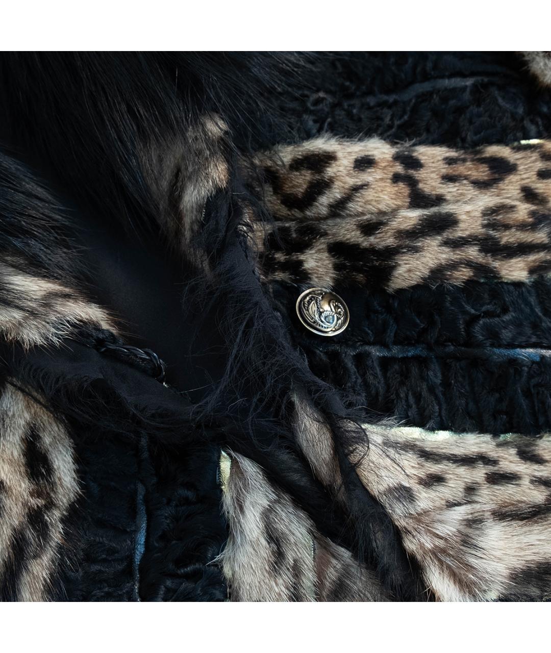 ROBERTO CAVALLI Мульти меховая шуба, фото 3