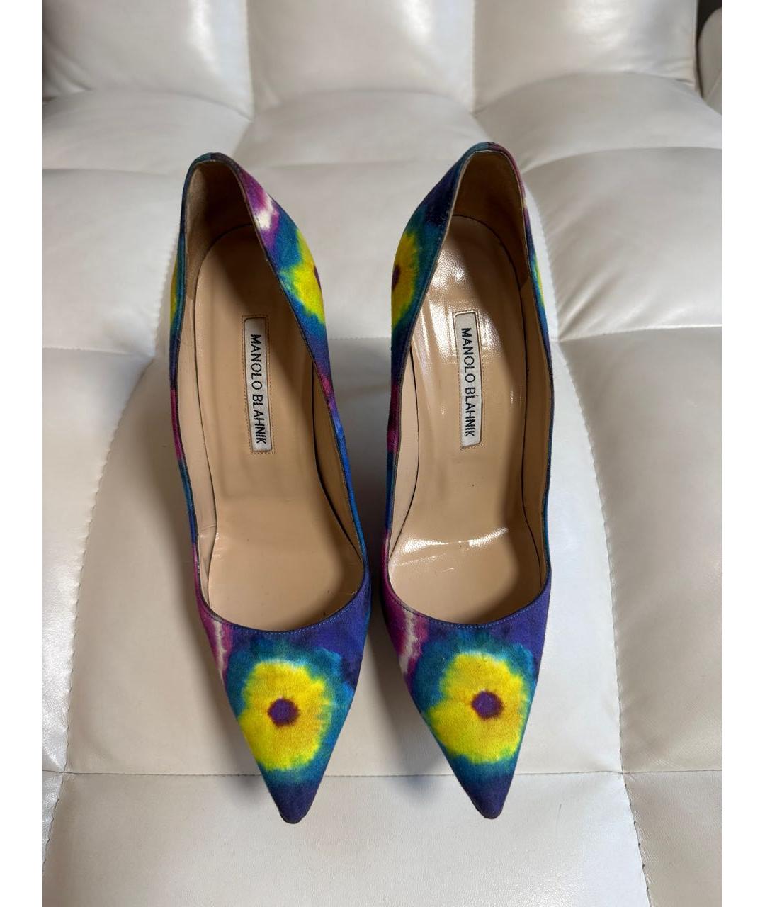 MANOLO BLAHNIK Мульти кожаные туфли, фото 2