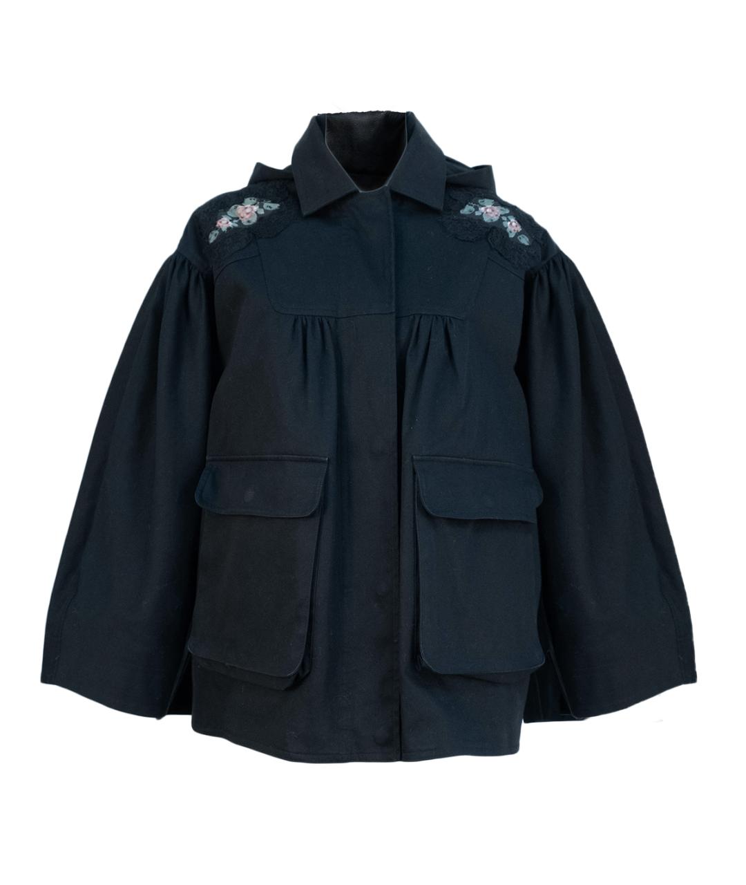 RED VALENTINO Черная полиэстеровая куртка, фото 1