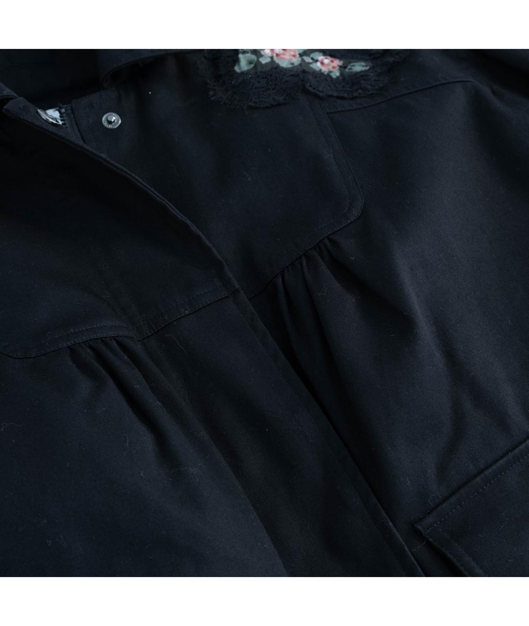 RED VALENTINO Черная полиэстеровая куртка, фото 4