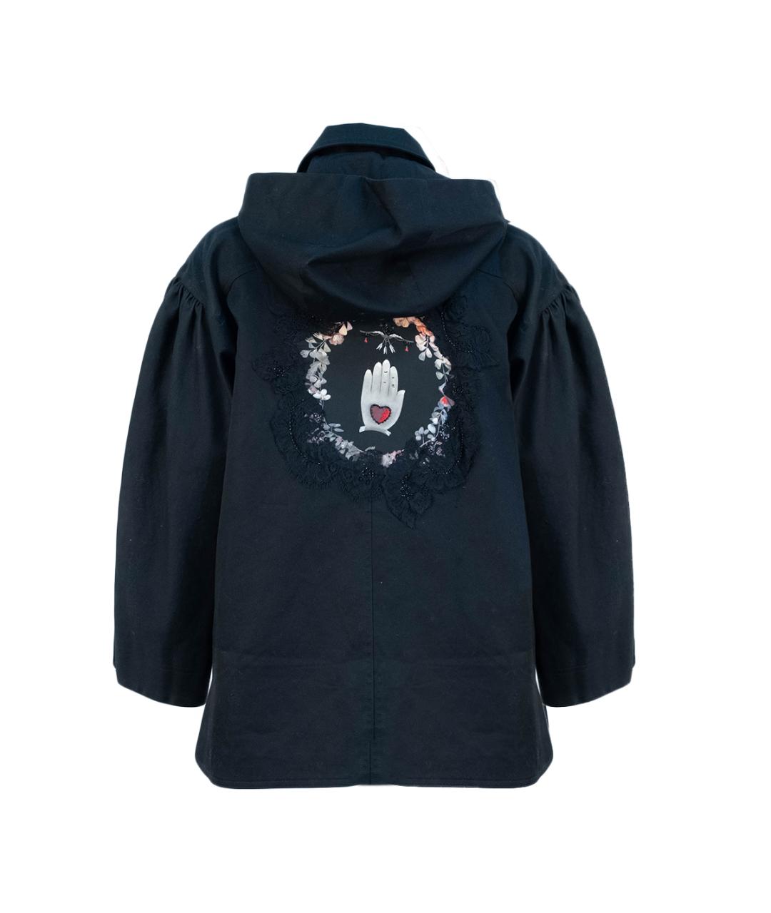 RED VALENTINO Черная полиэстеровая куртка, фото 2