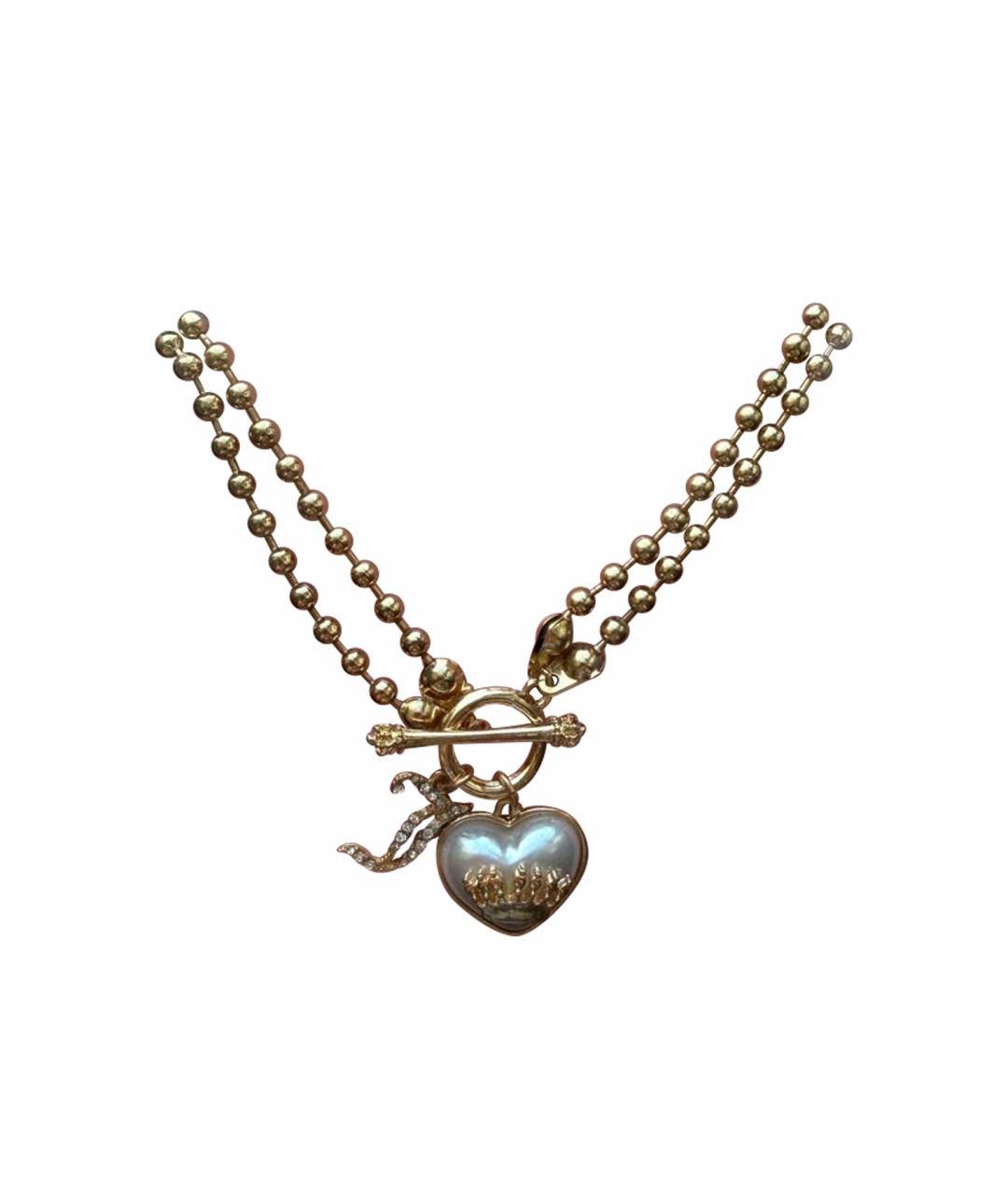 JUICY COUTURE Золотое колье, фото 1