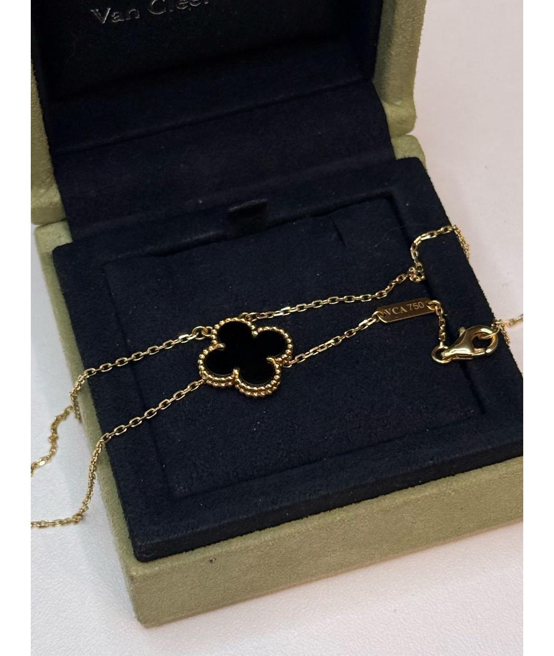 VAN CLEEF & ARPELS Черное колье из желтого золота, фото 5