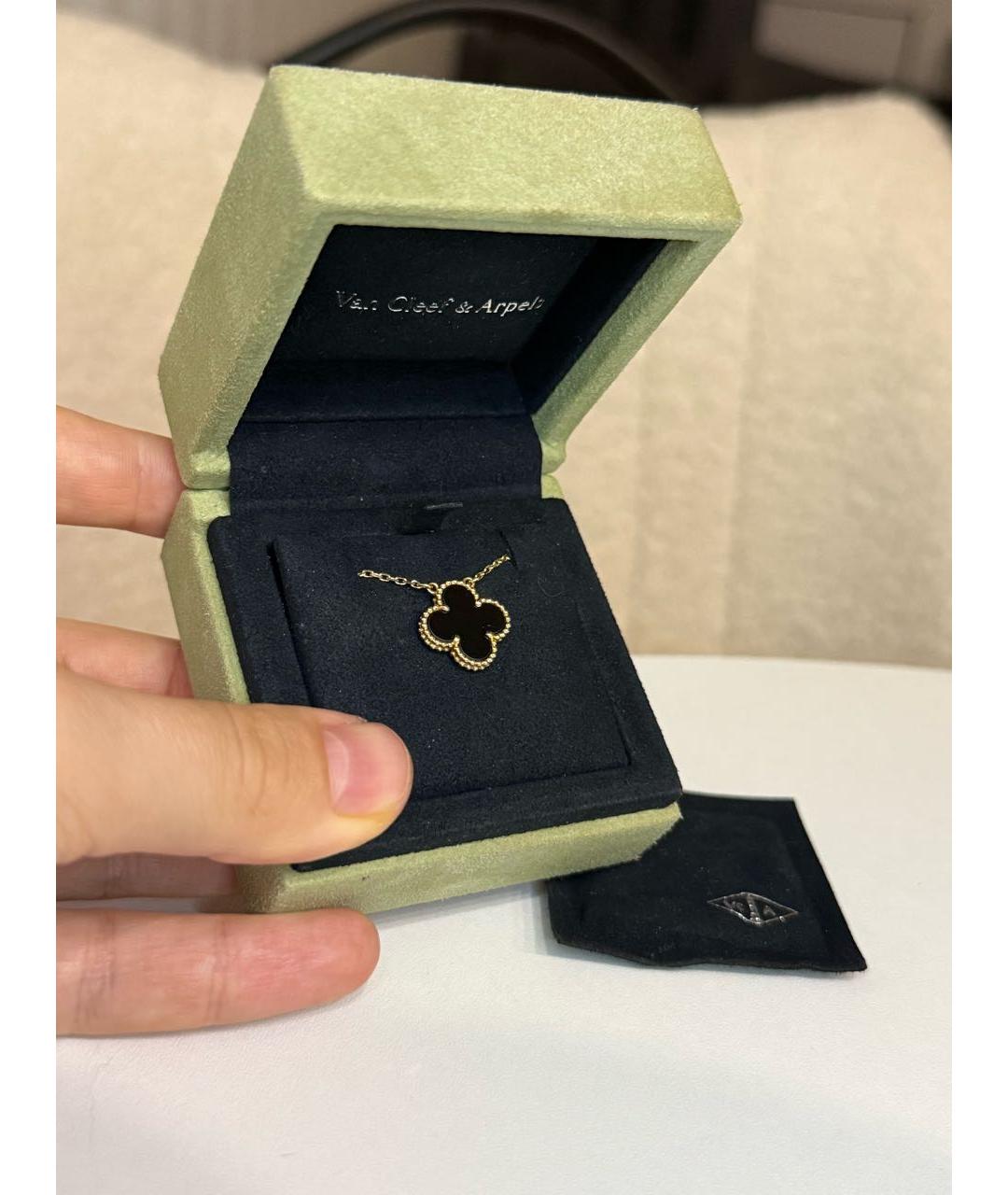 VAN CLEEF & ARPELS Черное колье из желтого золота, фото 3