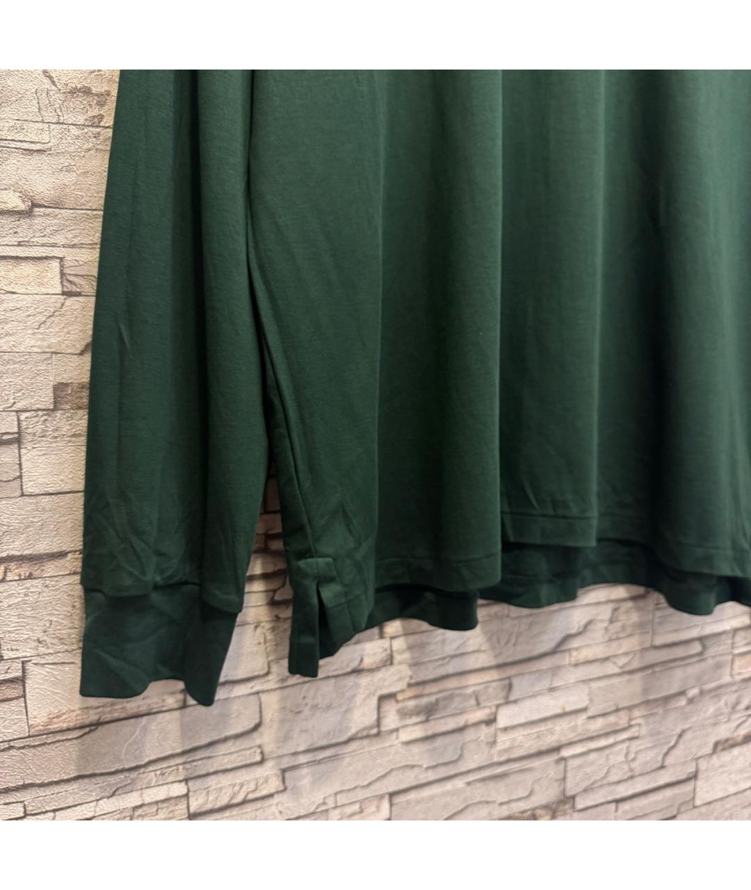 POLO RALPH LAUREN Зеленый хлопковый джемпер / свитер, фото 2