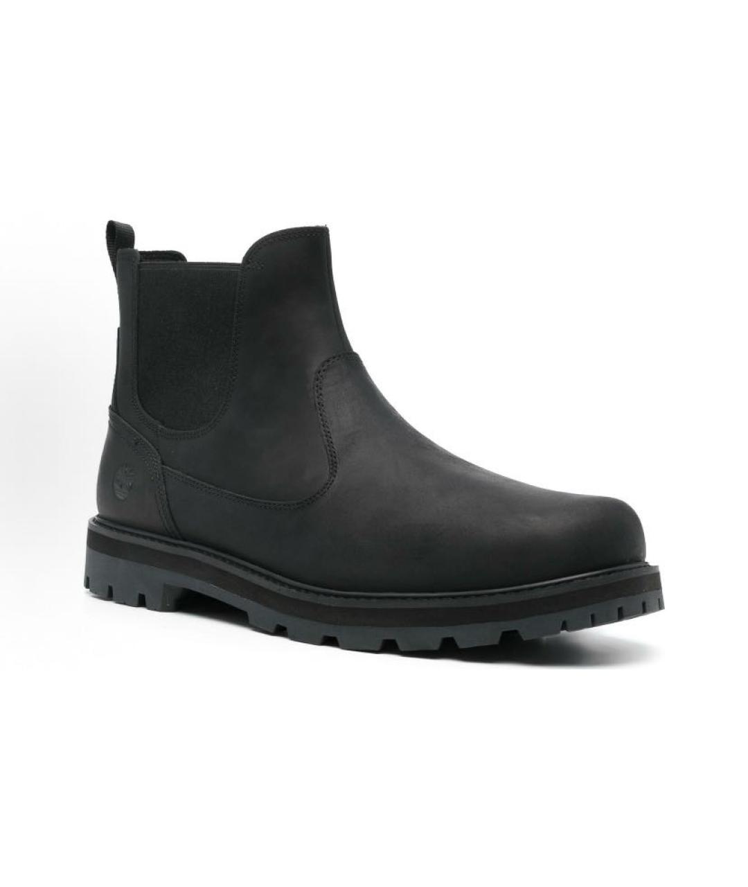 TIMBERLAND Черные кожаные низкие ботинки, фото 3