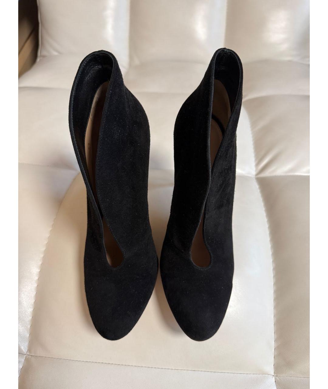 GIANVITO ROSSI Черные замшевые ботильоны, фото 2