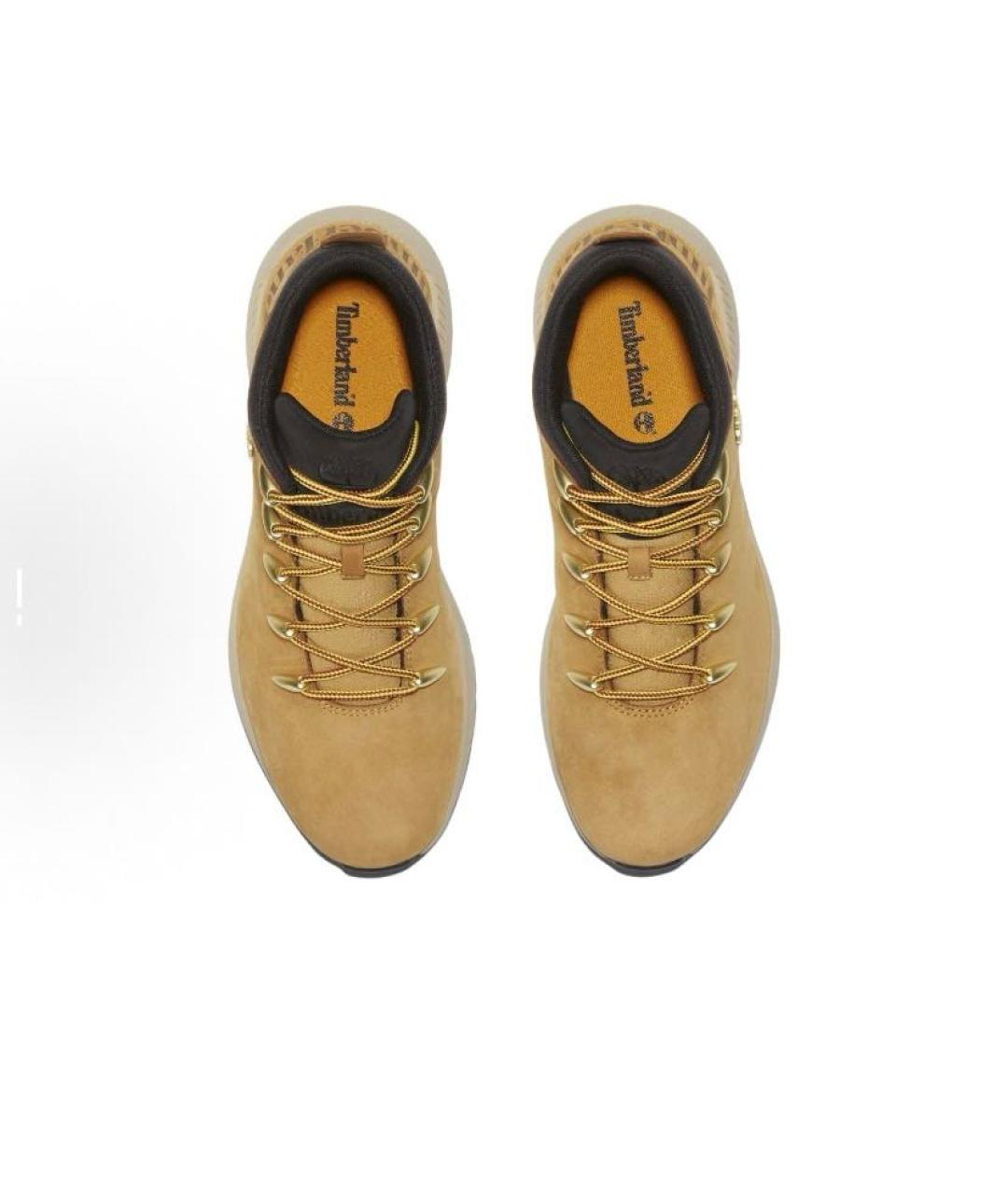 TIMBERLAND Бежевые кожаные низкие ботинки, фото 4