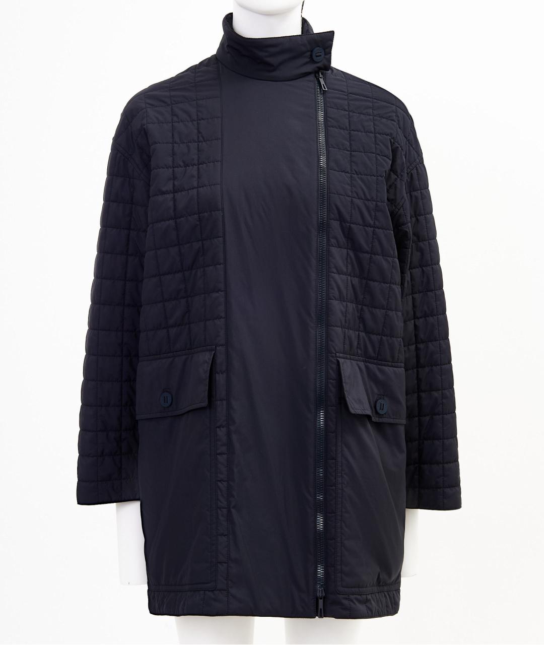 HERMES Темно-синяя полиэстеровая куртка, фото 1