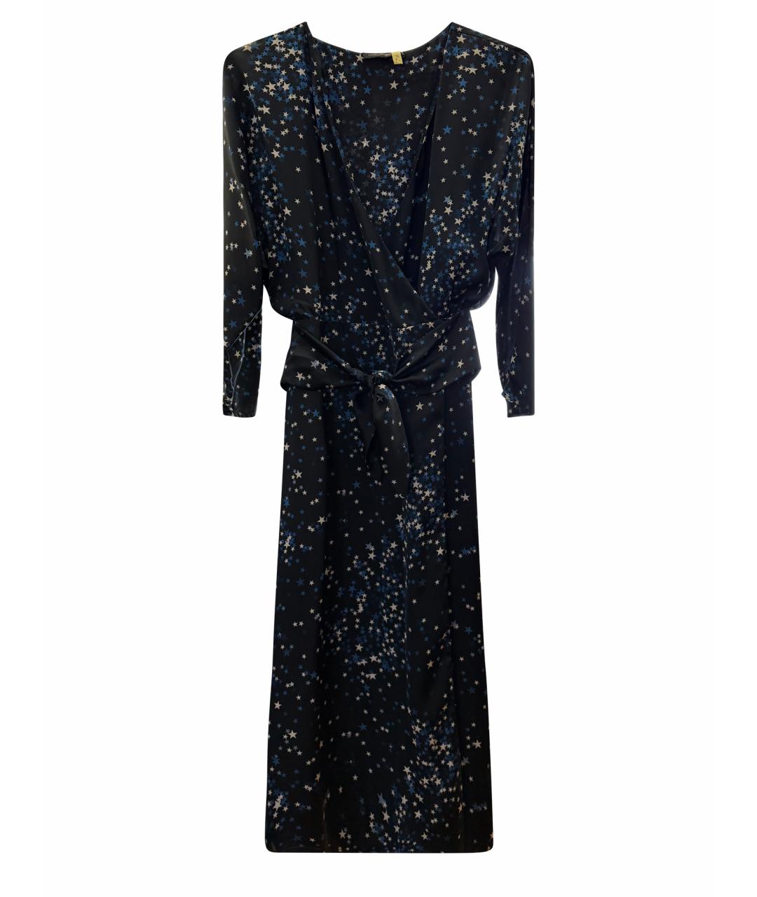 ALEXANDER TEREKHOV Синее шелковое платье, фото 1