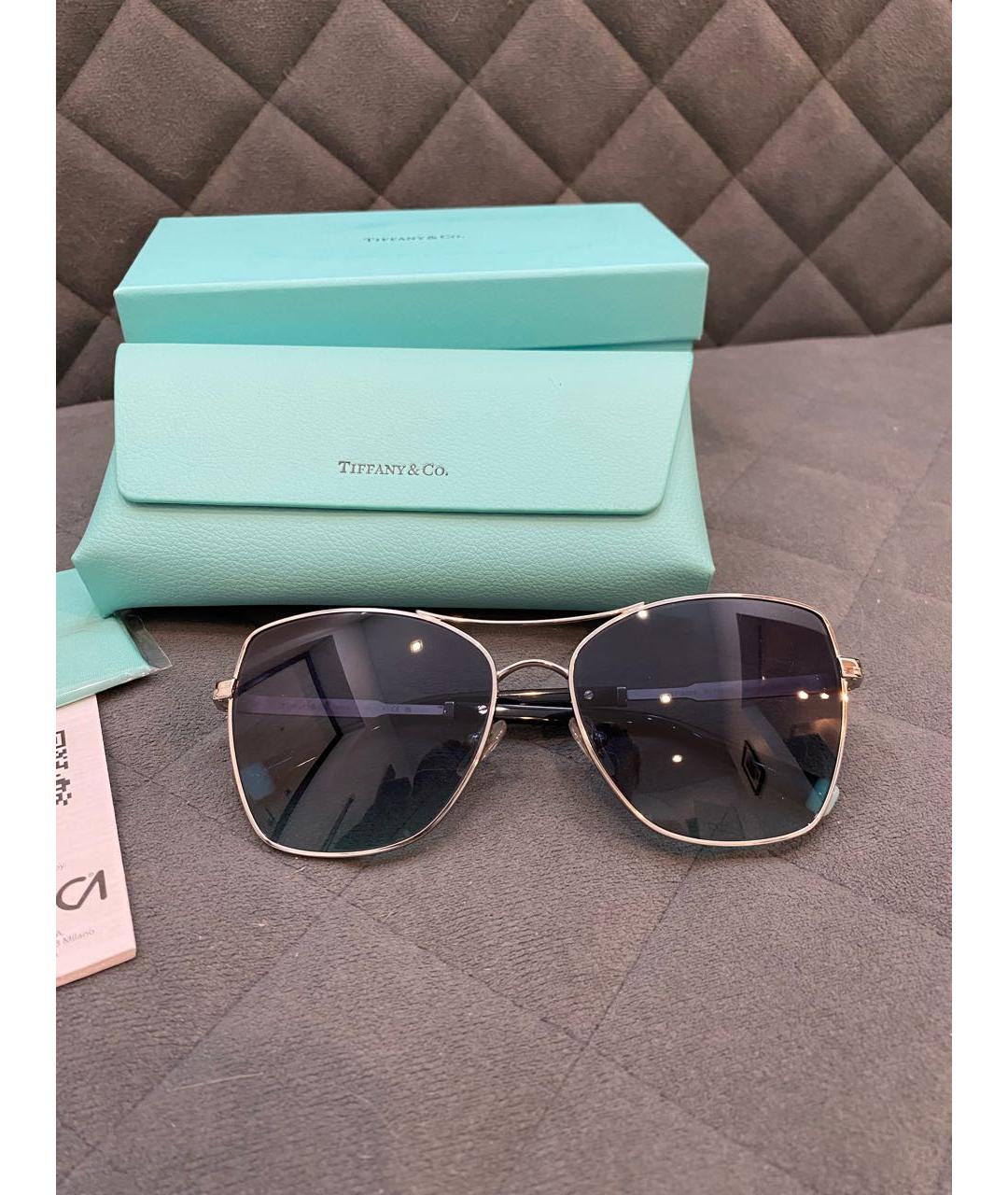 TIFFANY&CO Мульти металлические солнцезащитные очки, фото 7