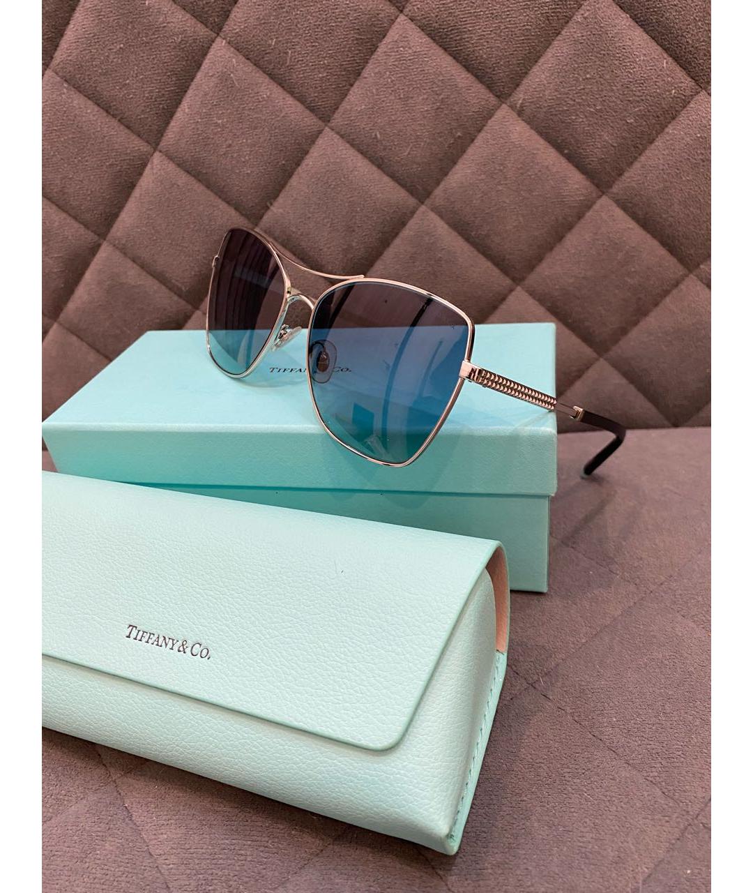 TIFFANY&CO Мульти металлические солнцезащитные очки, фото 6