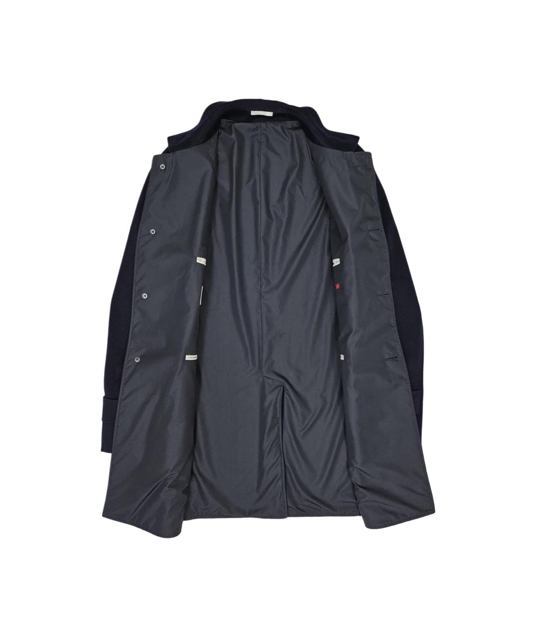 BRUNELLO CUCINELLI Синее кашемировое пальто, фото 2