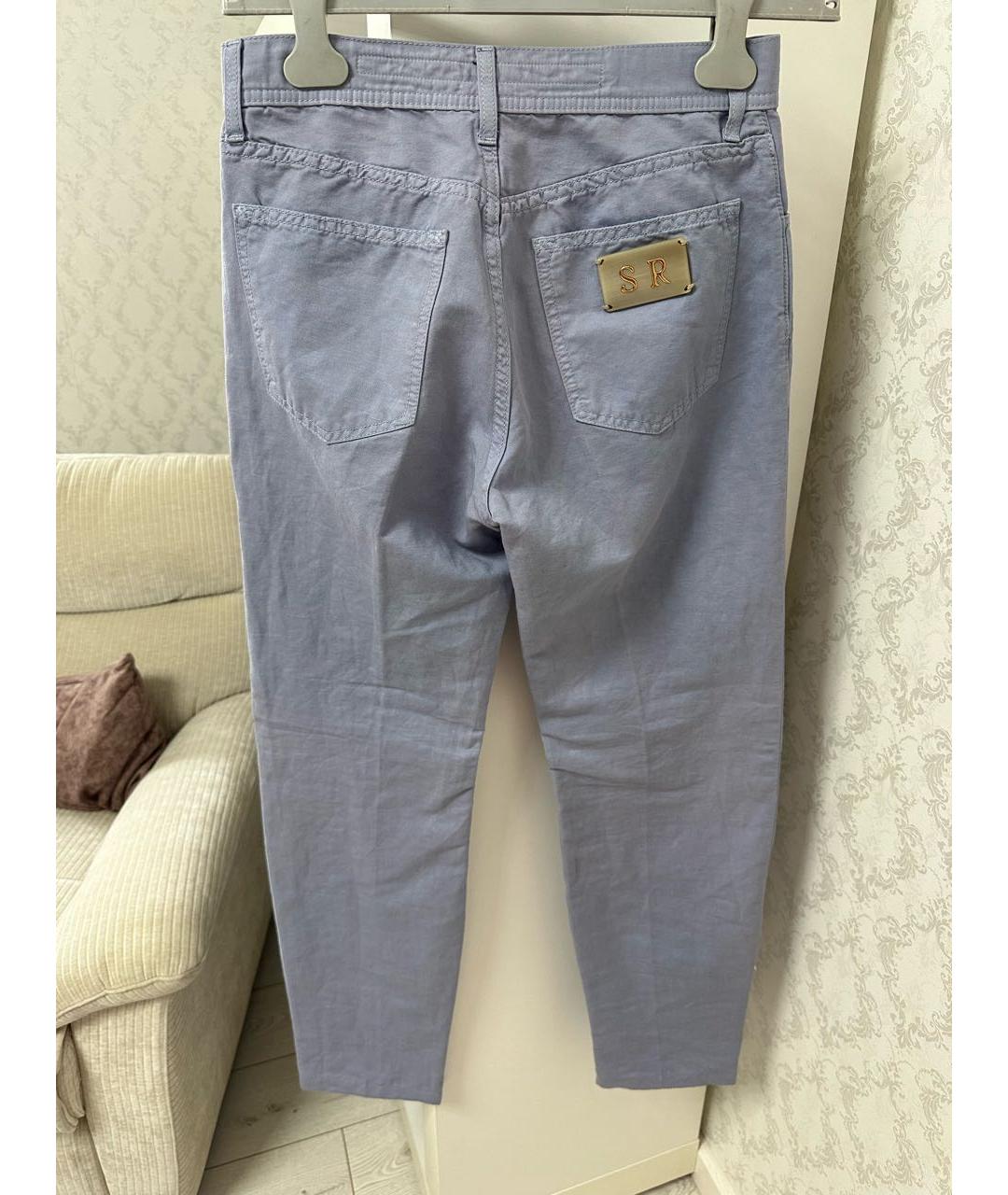 STEFANO RICCI Серые хлопковые повседневные брюки, фото 2