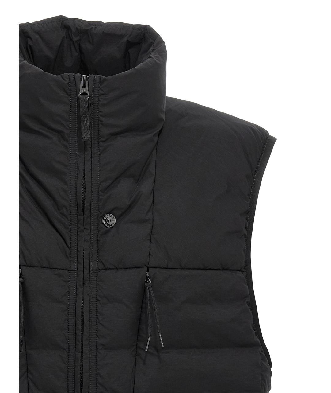 STONE ISLAND Черная полиамидовая жилетка, фото 2