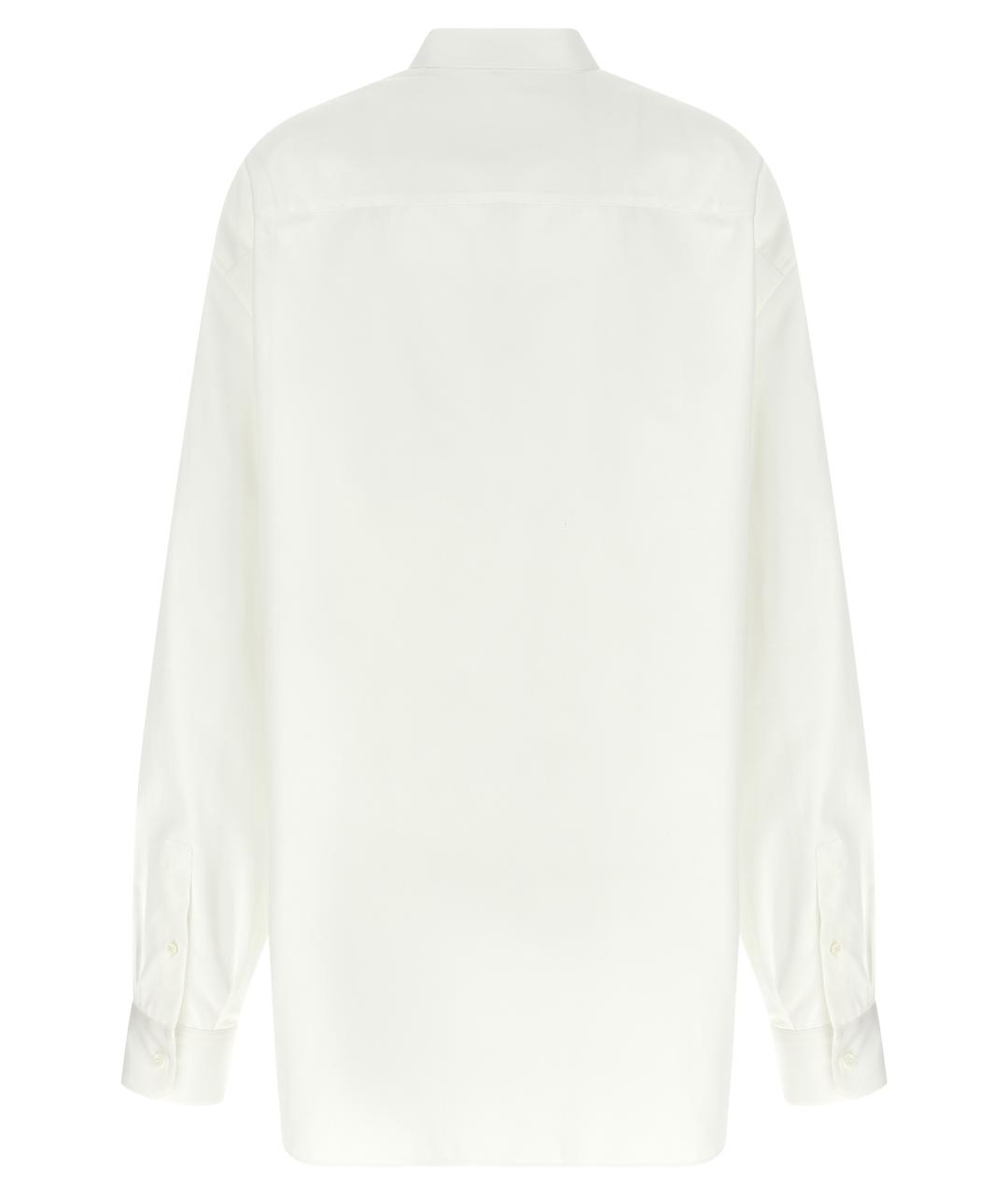 LOEWE Белая хлопковая кэжуал рубашка, фото 2