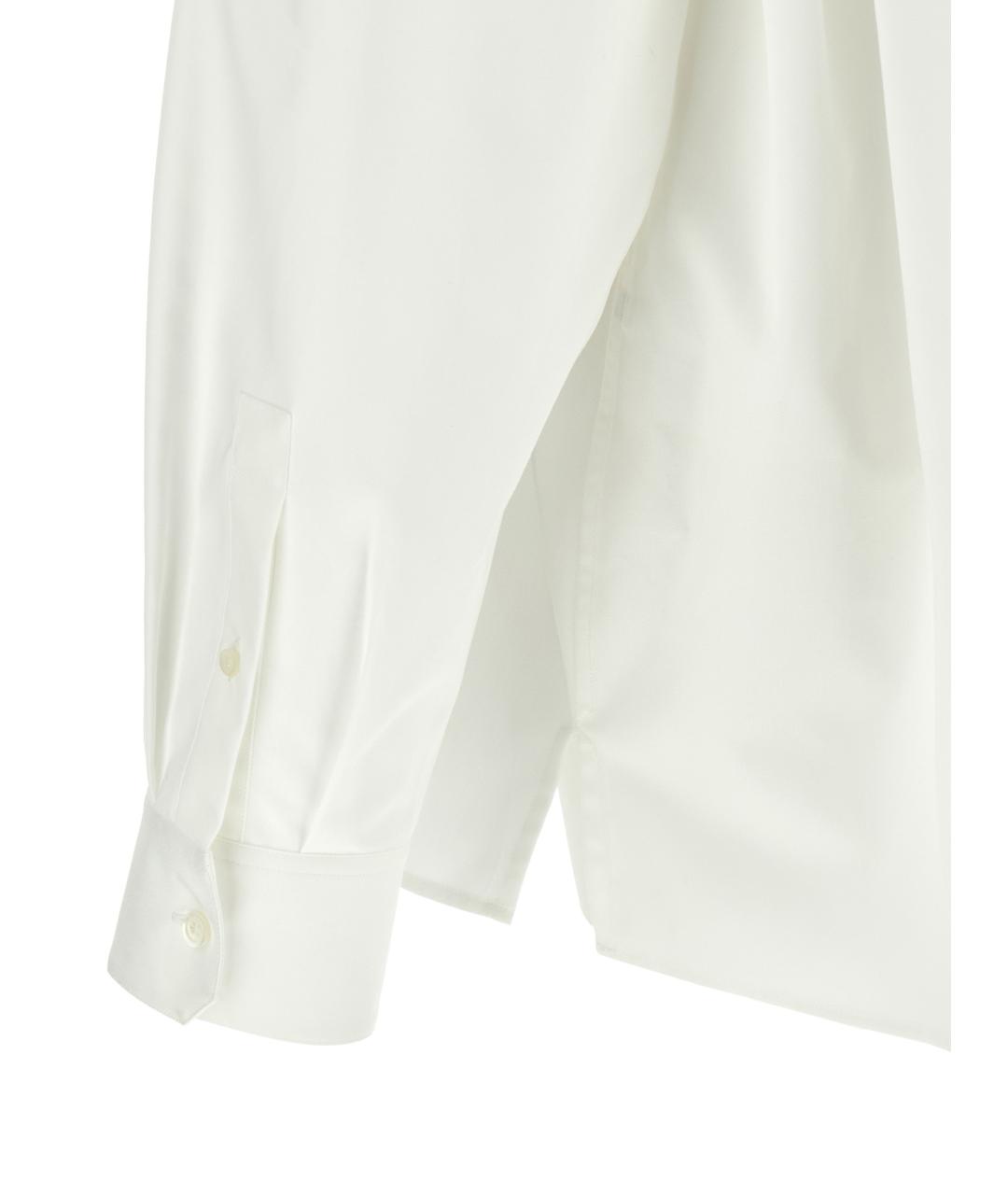 LOEWE Белая хлопковая кэжуал рубашка, фото 4
