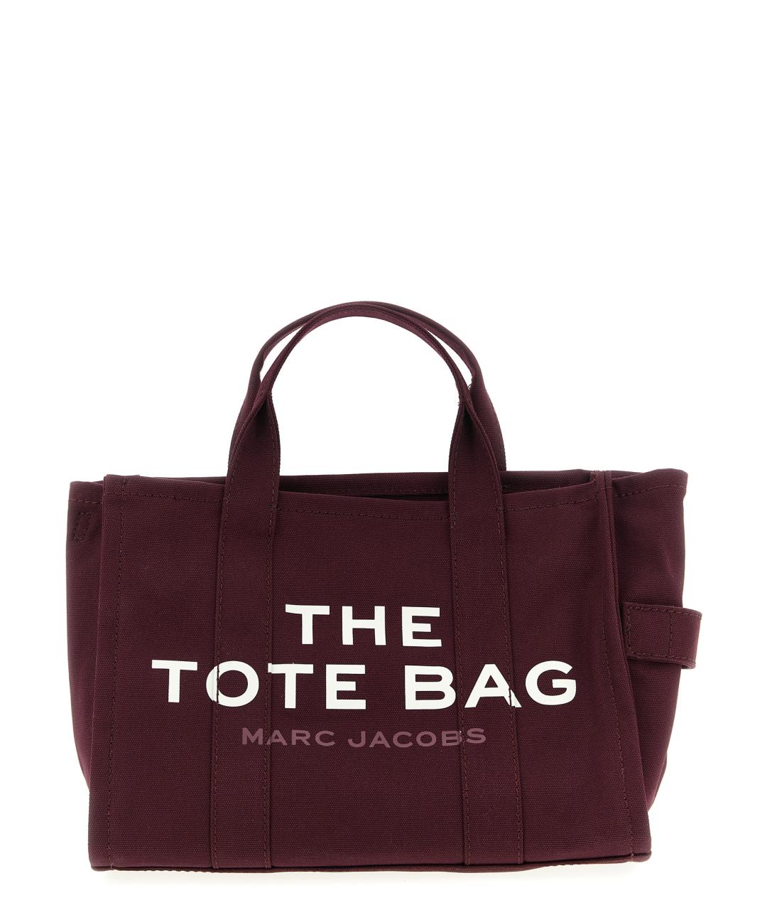 MARC JACOBS Бордовая хлопковая сумка тоут, фото 1