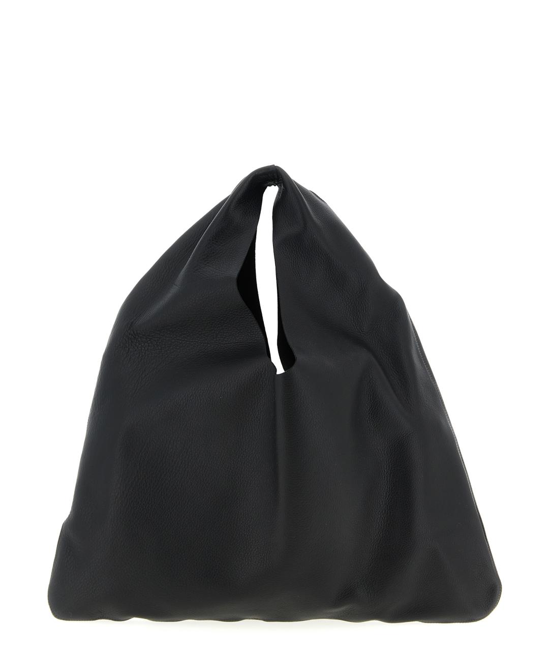 THE ROW Черная кожаная сумка тоут, фото 1