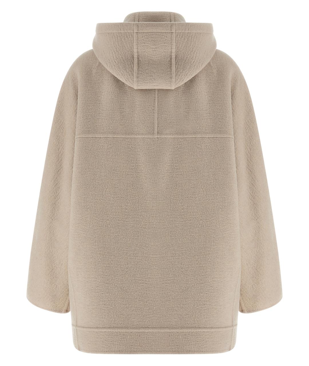 MAX MARA Бежевое кашемировое пальто, фото 2