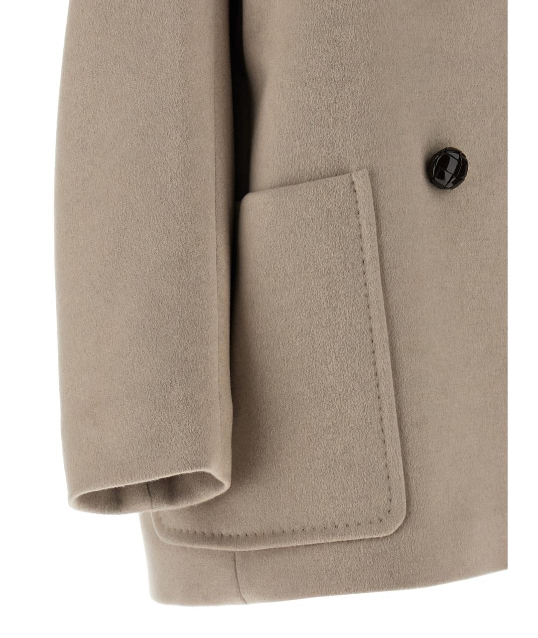 MAX MARA Бежевое кашемировое пальто, фото 4