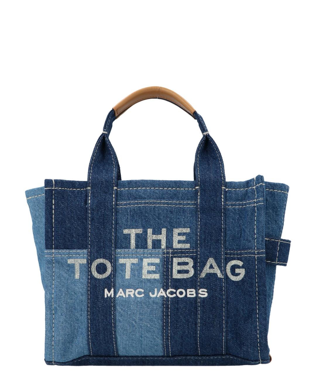 MARC JACOBS Синяя хлопковая сумка тоут, фото 1