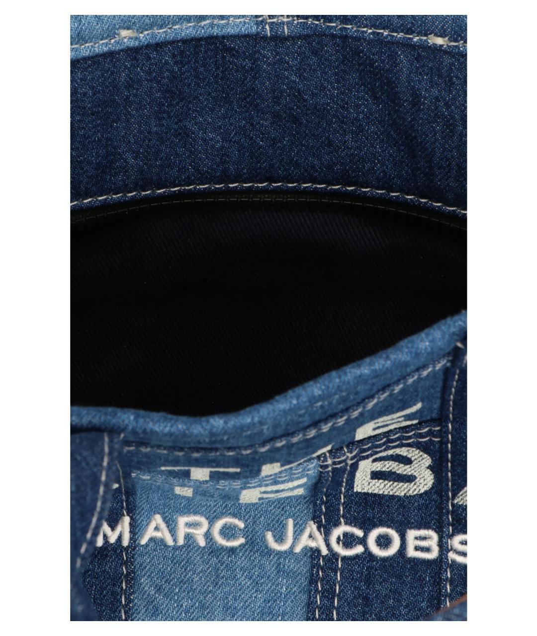 MARC JACOBS Синяя хлопковая сумка тоут, фото 3