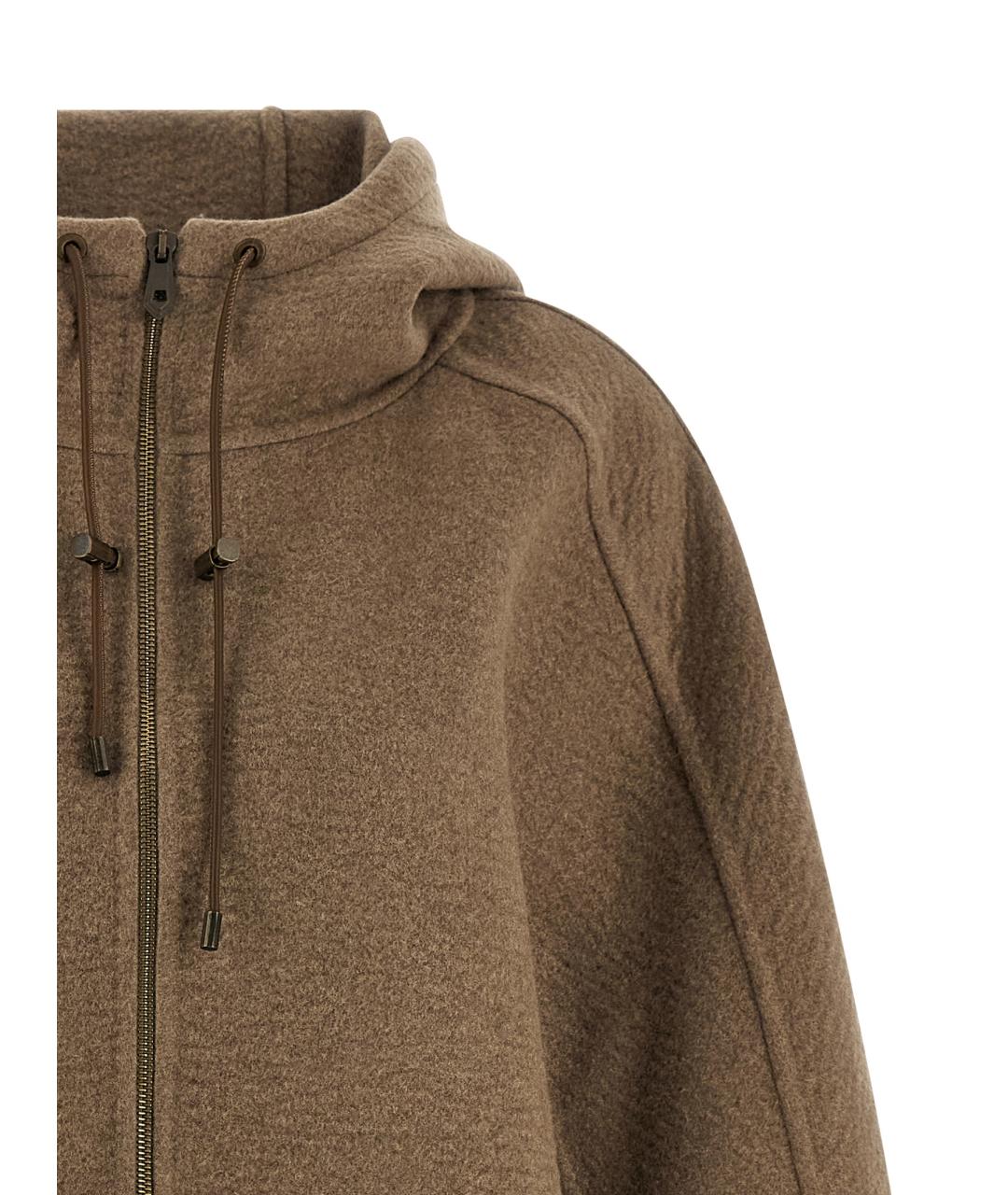 MAX MARA Коричневая кашемировая куртка, фото 3