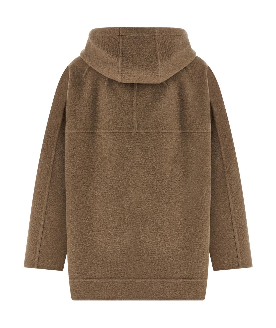 MAX MARA Коричневая кашемировая куртка, фото 2