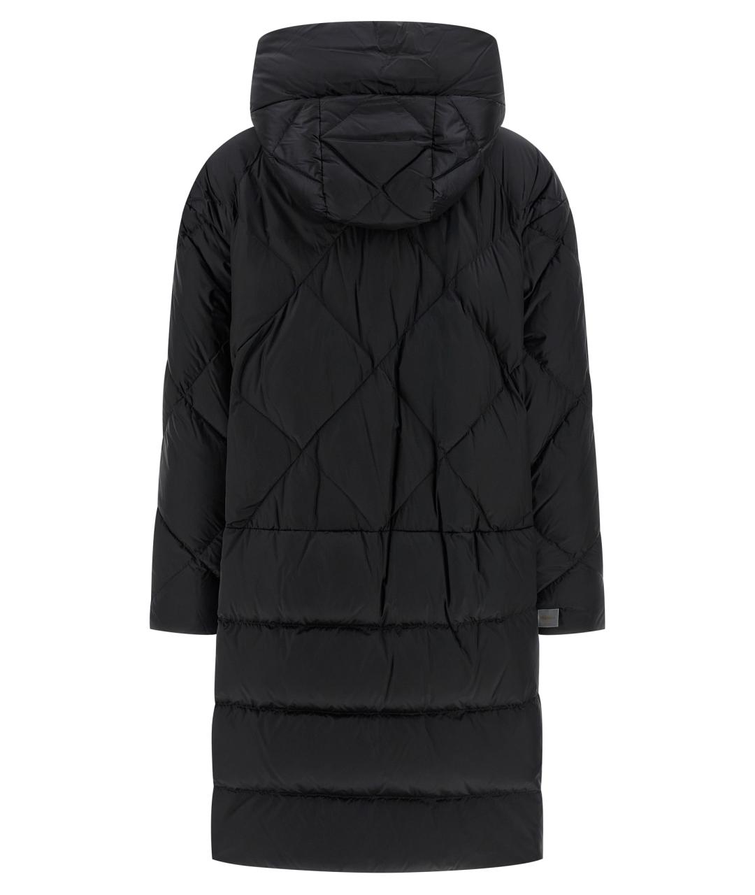 MAX MARA Черный полиамидовый пуховик, фото 2