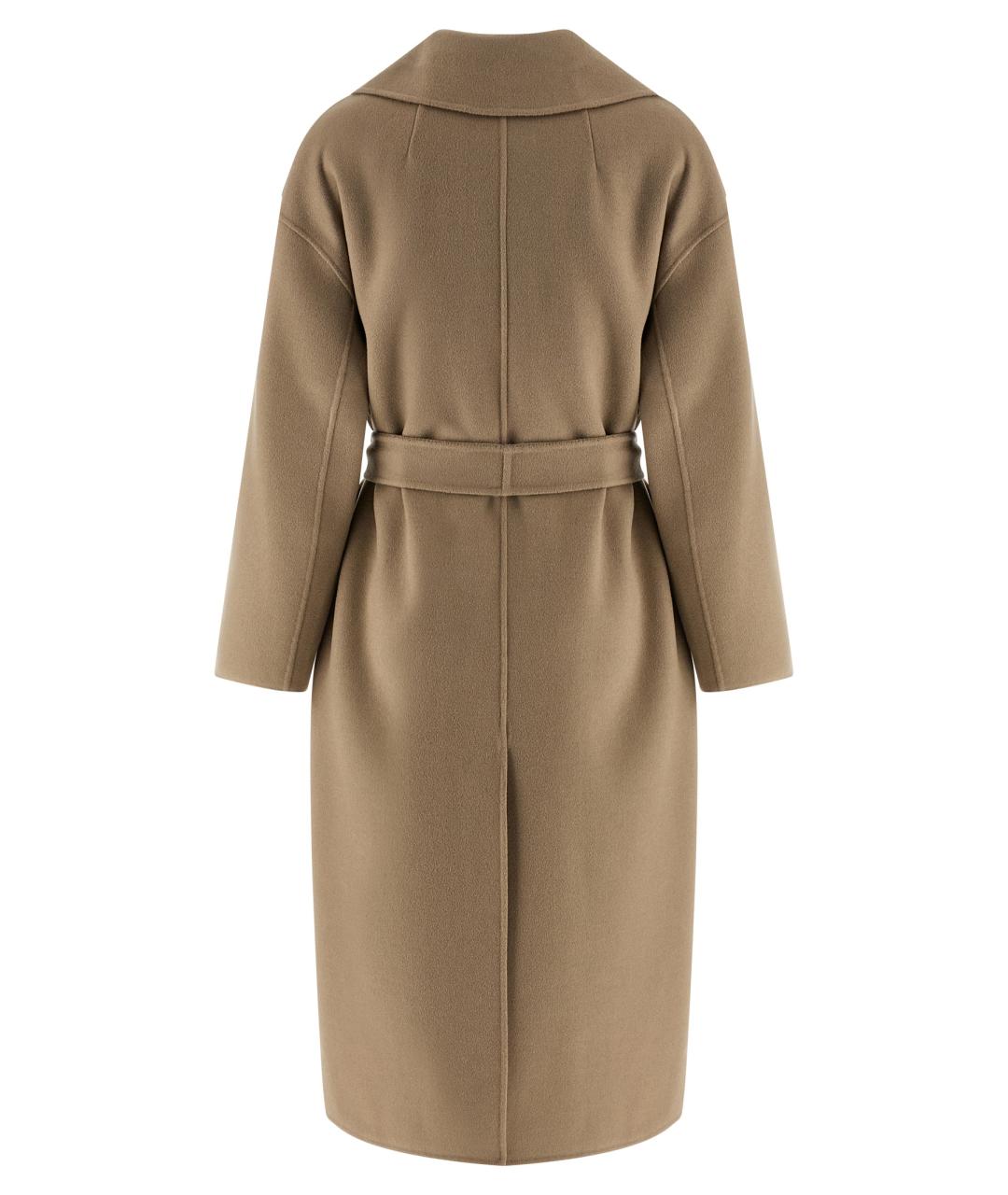 'S MAX MARA Бежевое шерстяное пальто, фото 2